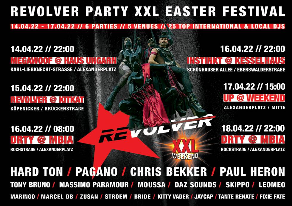Revolver, Ostern Revolver, Ostern